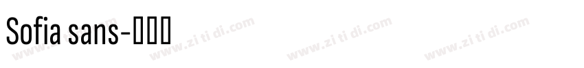 Sofia sans字体转换